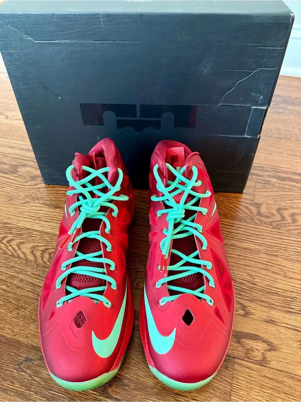 Nike LeBron X Christmas Size 14 New OG Box DS